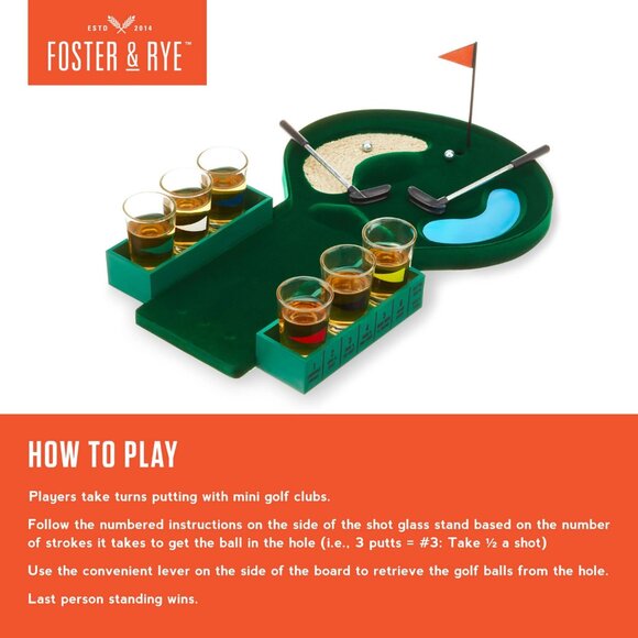 Putt and Shot Mini Golf Drinking Game - Picture 3 of 3